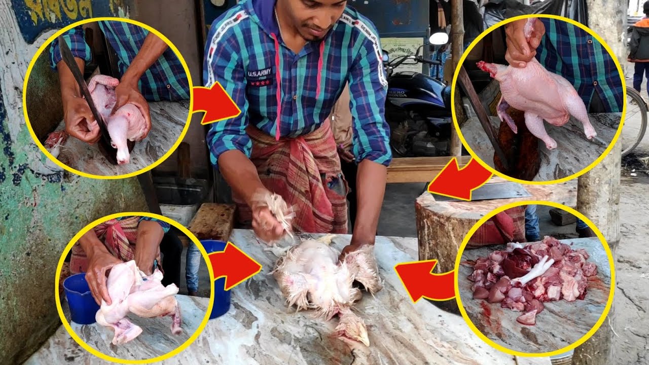 Most Creative Chicken Cutting Skills By Professional Cutter || Best Chicken Robiul vlogs