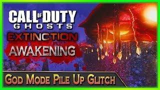 COD Ghosts Awakening DLC | "God Mode" "Pile Up" "Glitch" #7 (COD Extinction Invasion DLC)