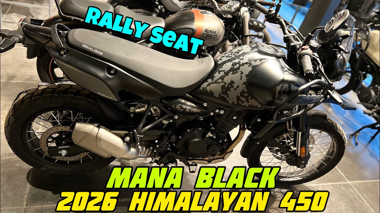 2026 New Royal Enfield Himalayan 450 Detailed Review | 2026 Himalayan 450 Mana Black 