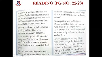 English - Class 5 - Reading Comprehension Unit3 Video Lesson Day 2