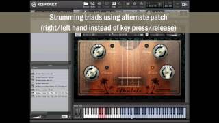 Indie Ukulele for Native Instruments Kontakt :: Patches Overview