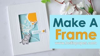 Famous How to Create a Rectangle Frame Card with Dies - Waffle Flower Crafts! Net Worth