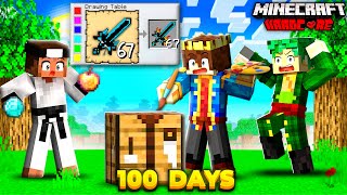 100 days but YOU GET WHAT YOU DRAW In Hardcore Minecraft 😱 screenshot 5