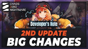 HUGE CHANGES INCOMING | YUKI BUFFS? GROWTH MATS BALANCING? SAVE DATA INFO [ CHAOS ZERO NIGHTMARE ]