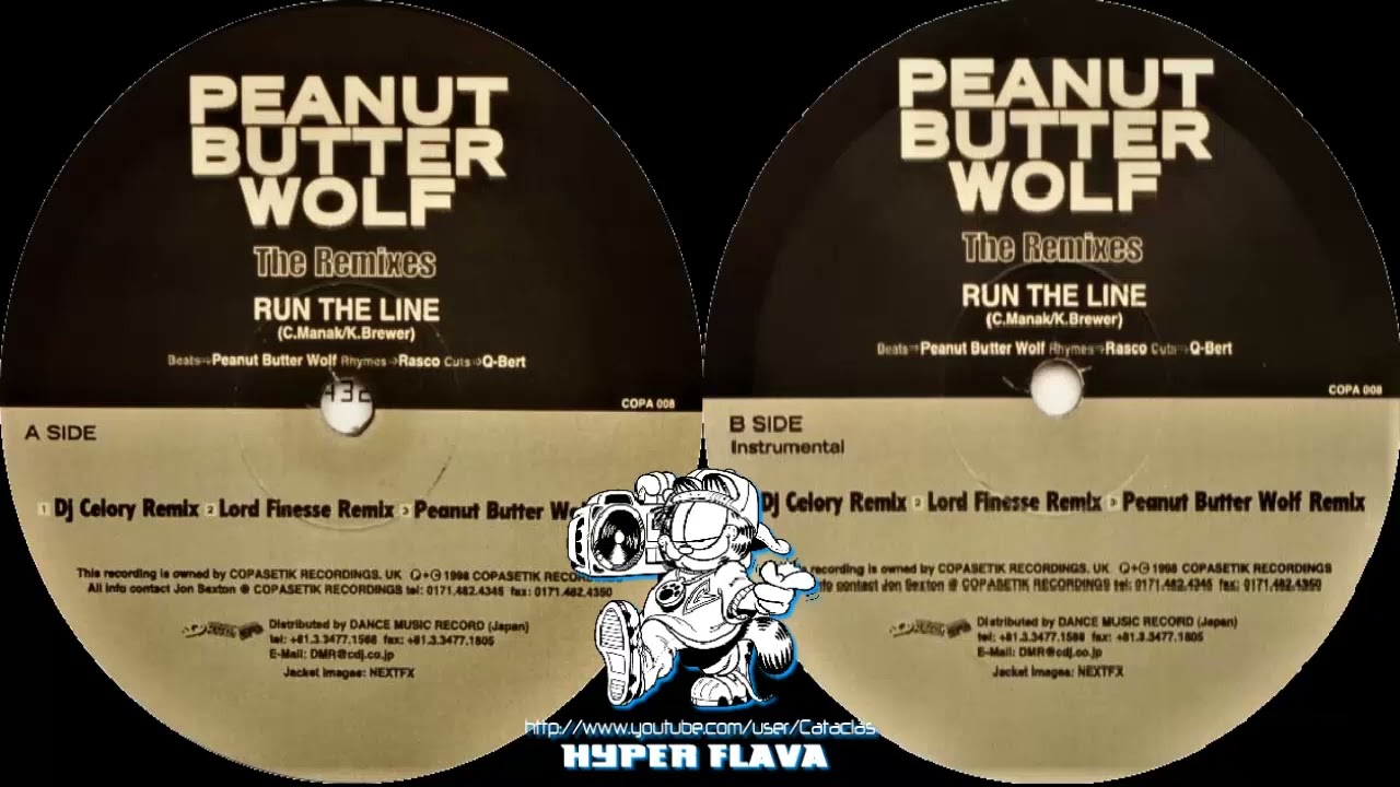 Peanut Butter Wolf - Run The Line (The Remixes) (Full VLS) (1998