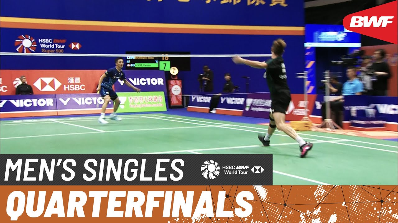 VICTOR Hong Kong Open 2023 Kenta Nishimoto (JPN) vs. Rasmus Gemke
