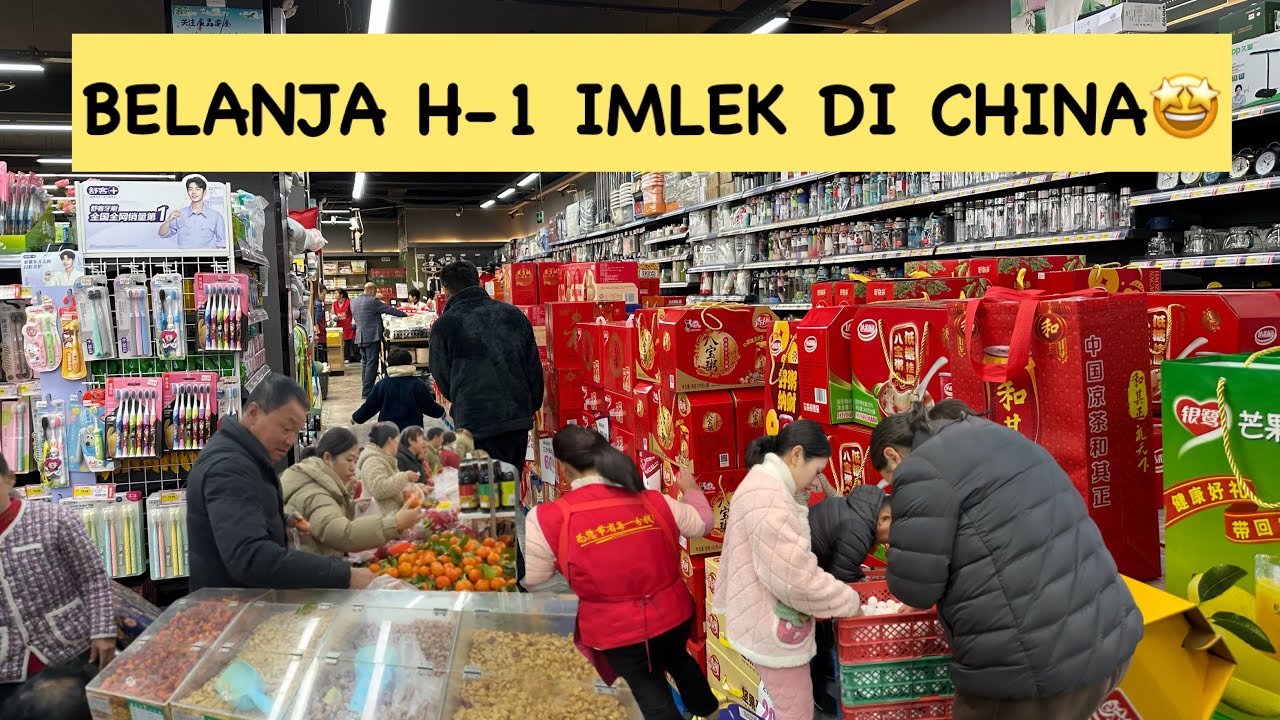 SERIUS HABIS SEGINI⁉️ Belanja Imlek di China Bareng Keluarga Suami 🧧