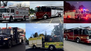 Fire Trucks Responding Compilation Part 8 | Rescue Trucks 