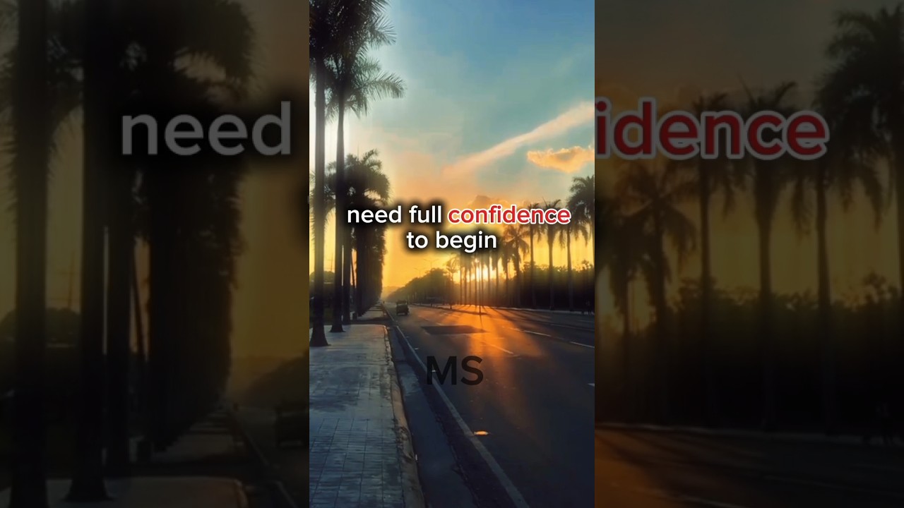 "Start Before you feel ready" || 