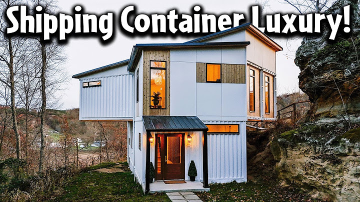 This Shipping Container Home is made of 4 40ft Containers!