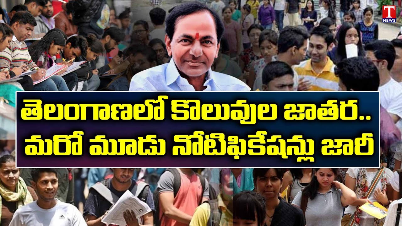 TSPSC Recruitment 2022: Three More Notifications issued | 113 AMVI Posts Notified | T News