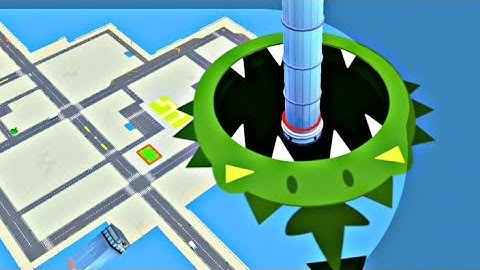 Hole.io - Big Hole City #55-Gameplay Walkthrough Android iOS