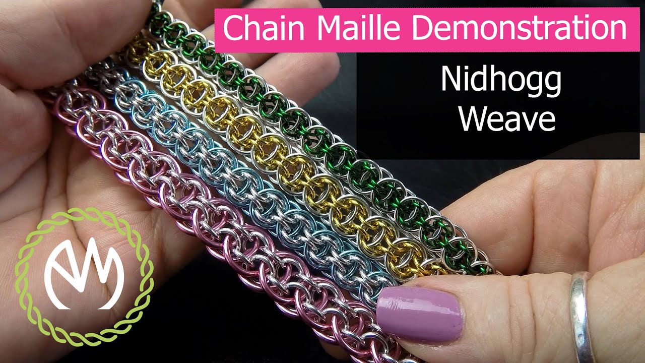 Chain Maille Weave Tutorial - Nidhogg (Redo) - YouTube