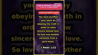 💝 God's Word 🙏 1 Peter 1:22 #Shorts