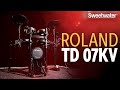 Roland vdrums td07kv electronic drum set demo