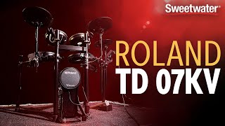 Roland VDrums TD07KV Electronic Drum Set Demo