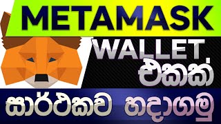 MATEMASK WALLET එකක් සාර්ථකව හදාගමු | how to create MATEMASK WALLET | E Money Site Sinhala