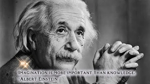 Imagination is more important than knowledge - Albert Einstein | Positive Wonders 