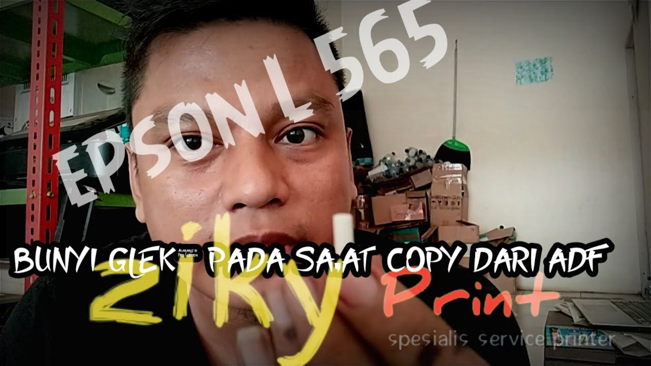 cara memperbaiki printer epson L565. bunyi glek3 pada sa,at copy/scan