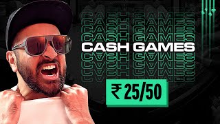 25\/50 Cash Games and Chill on PokerBaazi India with Shobhit Bhargava
