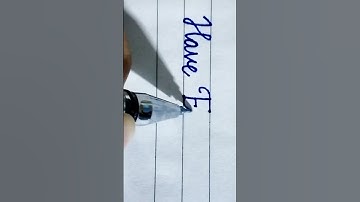 How to write straight cursive Handwriting #shorts #handwriting
