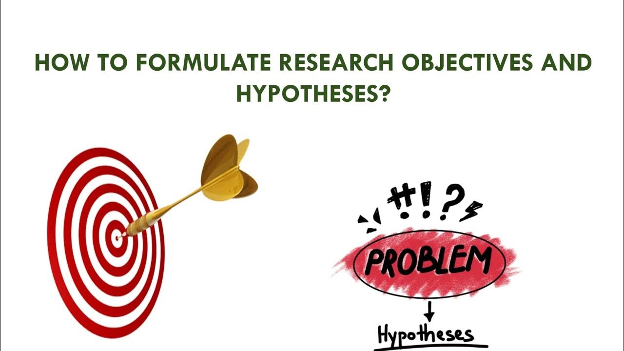 HOW TO FORMULATE OBJECTIVES & HYPOTHESIS WITH AN EXAMPLE. - YouTube