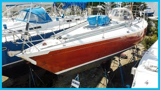 They're Practically GIVING Away This Unique 42' Sailboat [Full Tour] Learning the Lines