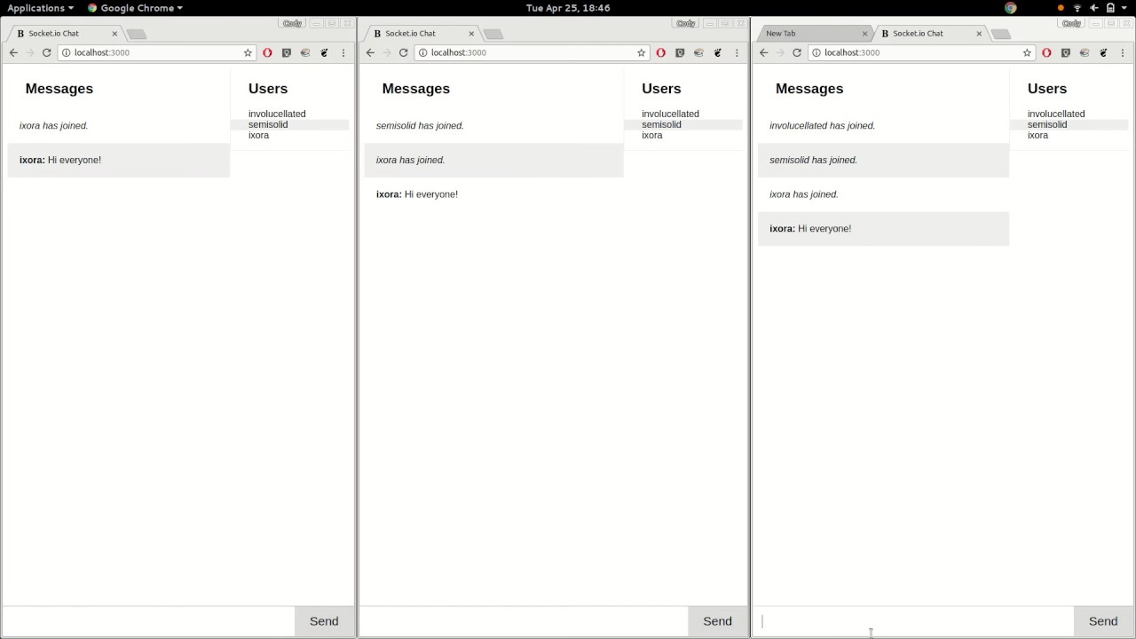 Obejrzyj Basic chatroom using socket.io and express w YouTube Obejrzyj Basic chatroom using socket.io and express w YouTube