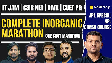 Complete Inorganic Chemistry | One Shot Marathon | Crash Course | IIT JAM| CSIR NET| GATE| CUET PG