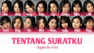 JKT48 - Tentang Suratku (Tegami No Koto) Color Coded Lyrics [Theater Live Version] SHOW 2