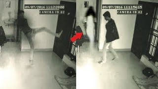 Real Footage of Ghost | Aggressive Ghost Activity Caught on CCTV Camera