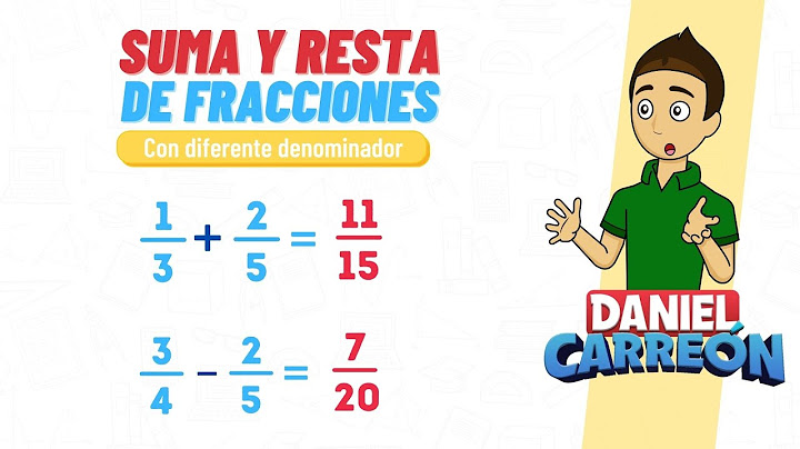 SUMA Y RESTA DE FRACCIONES CON DIFERENTE DENOMINADOR Super facil - Para principiantes