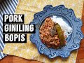 Pork giniling bopis  jm cooks  jonathan  mikka