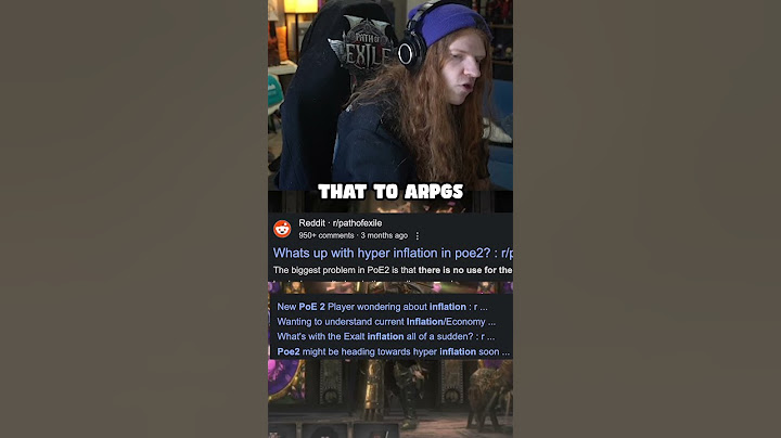 Path of Exile 2 Economy Gets way to real