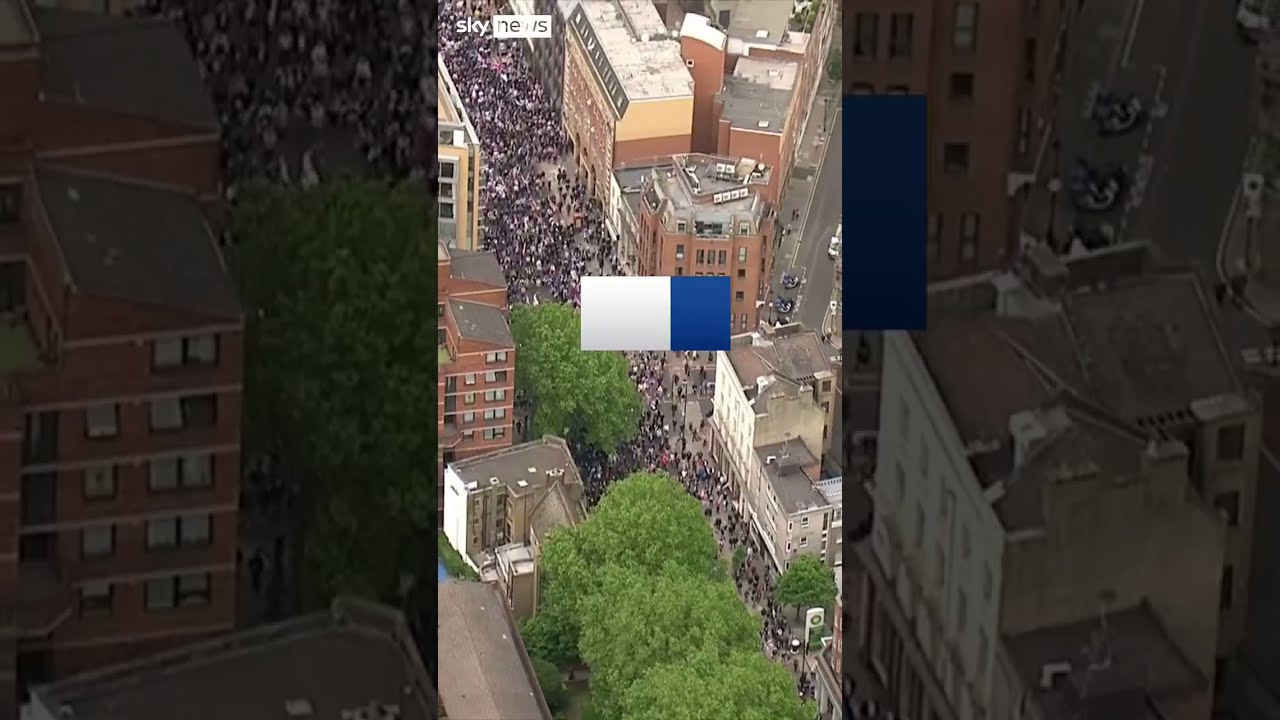 Thousands Gather For Far Right Demonstration In Central London