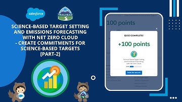 Create Commitments for Science Based Targets [Part2] | Science-Based Target Setting and Emissions...