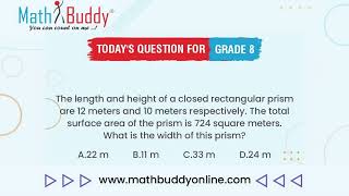 Math Practice Problem Grade 8 Question 253