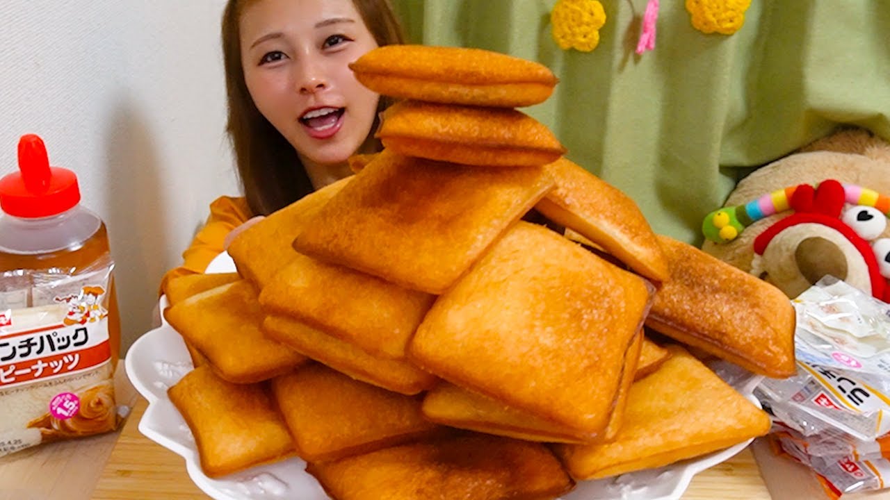 【大食い】30個の揚げランチパック