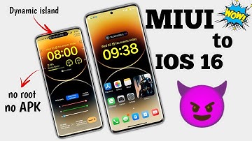 IOS 16 🔥 is here boys Redmi, Xiaomi & Poco devices| Convert MIUI into ios 16