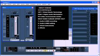 Cubase Video Tutorial - Lesson 2: About Cubase