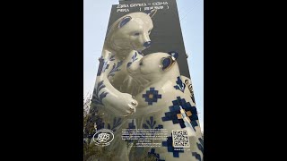 Мурал Два берега – одна река г.Благовещенск 25.10.25