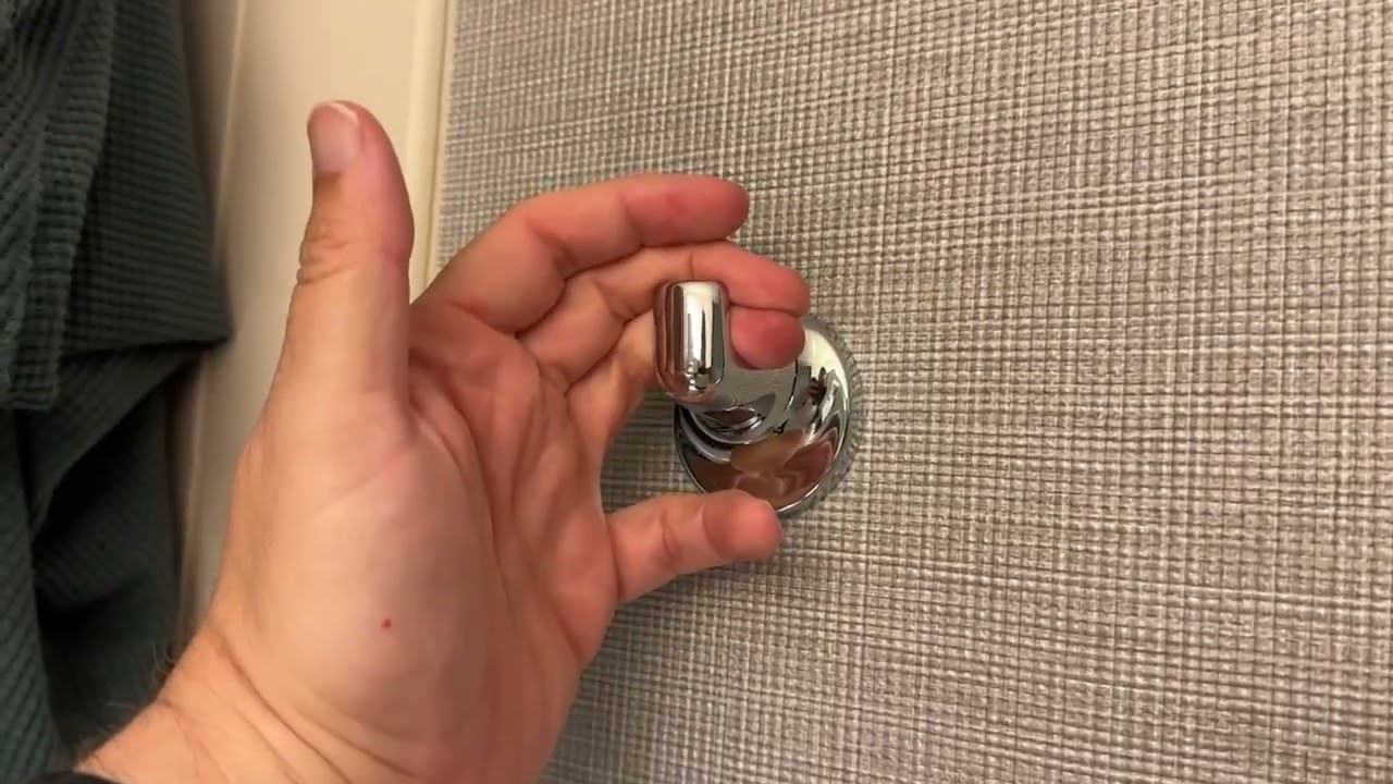 Moen 5802CH Aspen Robe Hook, Chrome: How These Robe Hooks Look Installed