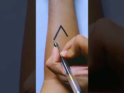 How To Make Tattoo Triangle Twins With Pen At Home