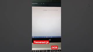 Tesseract js | React js | OCR screenshot 3