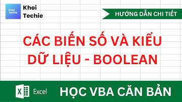 Boolean, giá trị mặc định của biến số - Học VBA Căn Bản