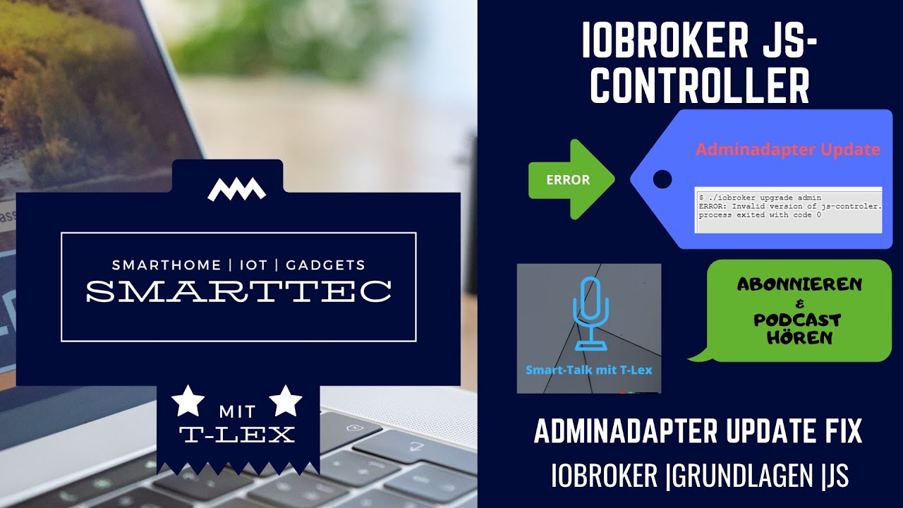 Admin Adapter Problem ioBroker JSController Update SSH Putty