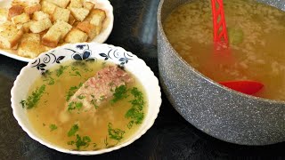Вкуснейший гороховый суп с копченостями. Старинный классический рецепт.