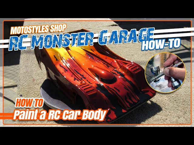 Learn How to Paint and Airbrush a RC car body. 