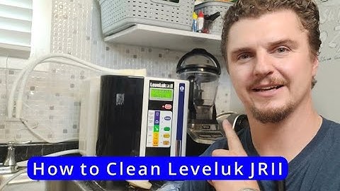 How To Clean Enagic Leveluk JRII and SD501 Kangen Machine