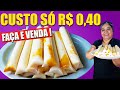 SÓ R$ 0,40 O CUSTO Sabor MARAVILHOSO ! Geladinho de Pudim CREMOSO  Faça e Venda Muito !